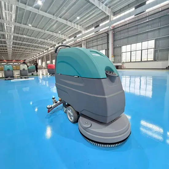 Top Selling Hand-Pushed Manual Push Floor Washer for Large-Scale Cleaning